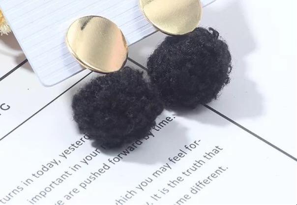 Pompom Earrings - Ellevoke