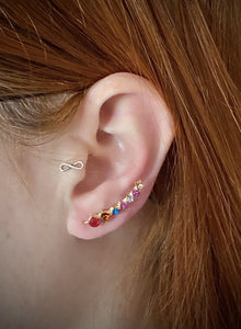 Crystal Climber Earrings Big - Ellevoke
