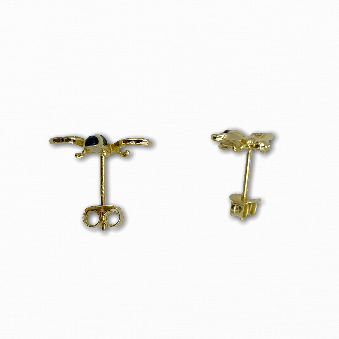 Lovely Bee Earrings 925 Silver - Ellevoke